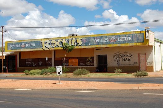 Old style building in Tennant Creek, Northern Territory, Australia