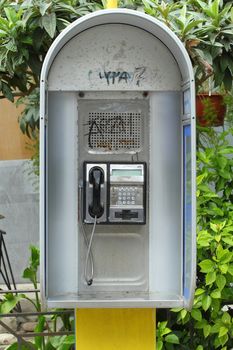 Greek public payphone