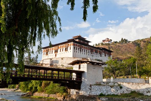 rinpung dzong in paro, bhutan