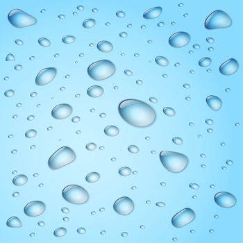 blue water drop background