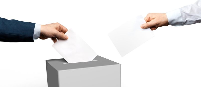 Voting and election concept. Making the right decision