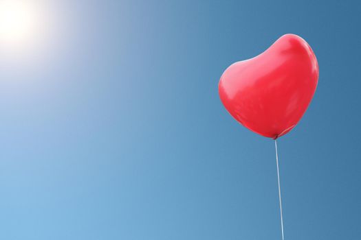 Valentines Day background. Love and Valentine's Day concept. 3d Illustration