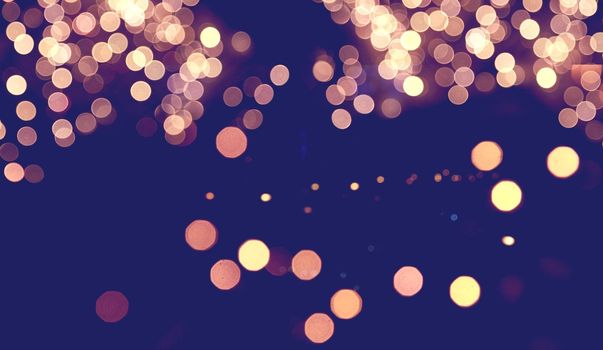 Abstract Christmas twinkled bright bokeh defocused background