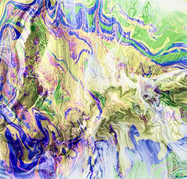 Abstract background in Fluidart style for backgrounds, banners, posters, paintings. Stock illustration.