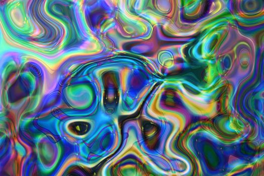 Abstract multi-colored fantasy liquid background.