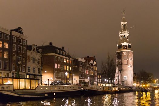AMSTERDAM, NETHERLANDS - MARCH 16: Streets of the city, on March 16, 2014 in Amsterdam