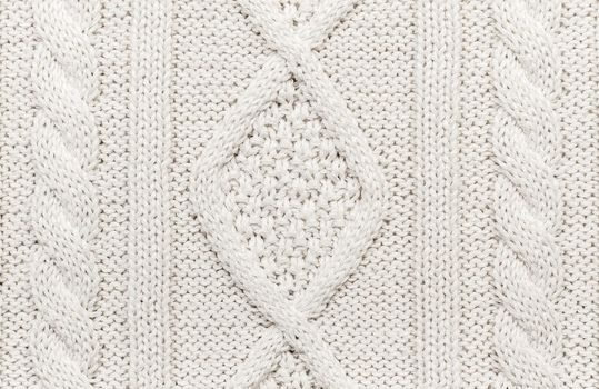 Knitting wool fabric texture background