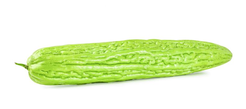 Chinese gourd isolated on white background with clipping path.