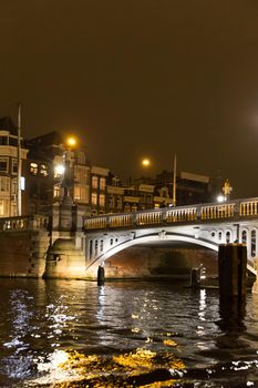 AMSTERDAM, NETHERLANDS - MARCH 16: Streets of the city, on March 16, 2014 in Amsterdam