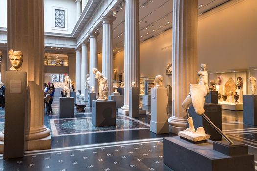 NEW YORK, USA - December 18, 2016: Metropolitan Museum of Art in New York City