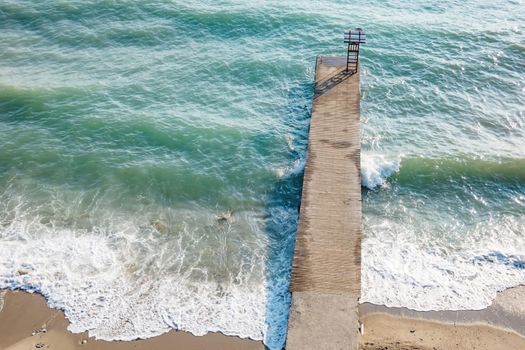 kusadasi,aydin,turkey- july 24,2021.summer season and sea view on the aegean sea coast in kusadasi and summer season.