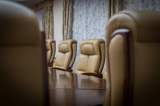 luxirious meeting room in a big corporation
