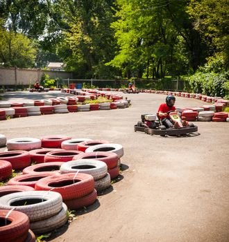 Go kart speed drive race contest