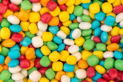 Colorful sugary candy for background