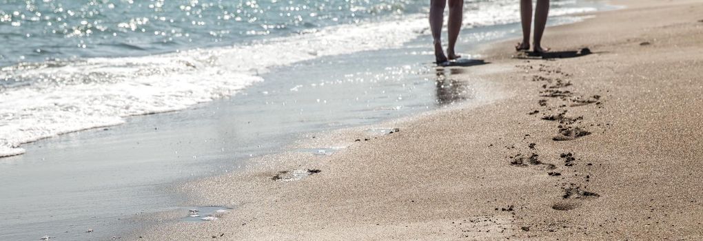 Footprints in the sand