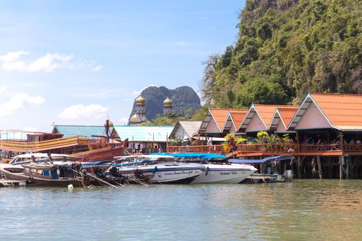 THAILAND, PHUKET, 2018 - Ko Panyi the Gipsy village on water