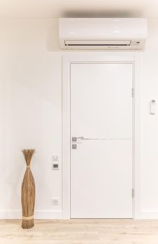 White door in modern home