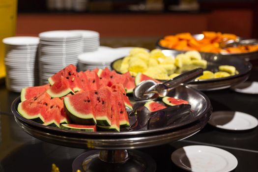 Fruit buffet in restaurant