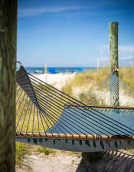 Hammock on St. Pete beach, Florida, USA