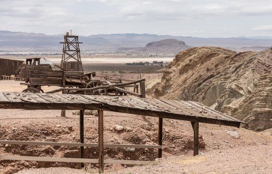 Calico town - the Official State Silver Rush Ghost Town. Calico is a park that belongs to San Bernardino County.