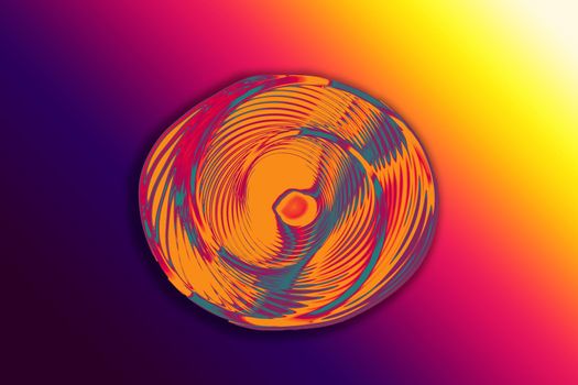 Colorful  spiral lines background pattern