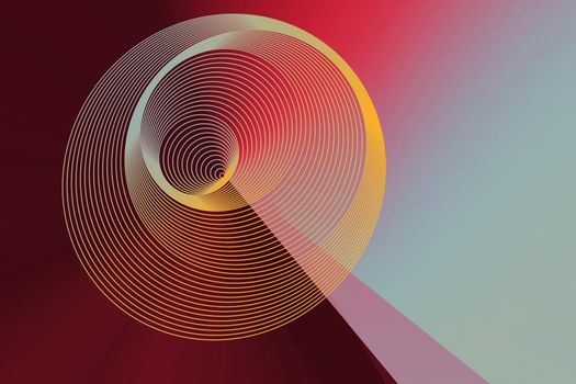 Colorful  spiral lines background pattern