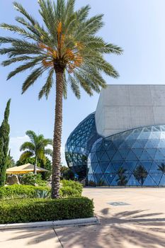 ST. PETERSBURG, FLORIDA - SEPTEMBER 2: Exterior of Salvador Dali Museum September 02, 2014 in St. Petersburg, FL. The museum has one of the largest collection of the works of Salvador Dali in the world.