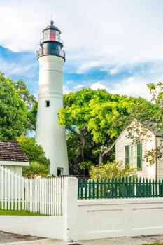 Lighthouse is a symbol of Key west in Florida