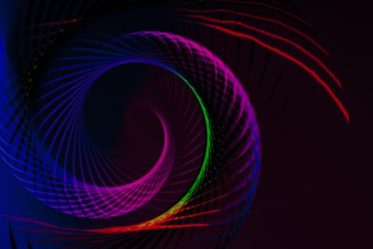 Colorful  spiral lines background pattern