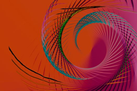 Colorful  spiral lines background pattern