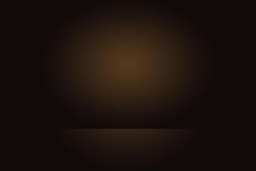 Abstract brown gradient well used as background for product display