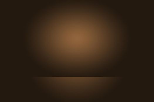 Abstract brown gradient well used as background for product display