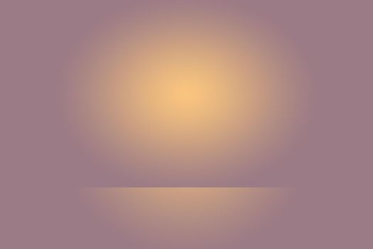 Studio Background Concept - Dark Gradient purple studio room background for product