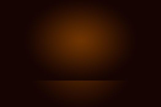 Abstract brown gradient well used as background for product display