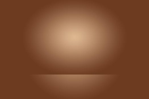 Abstract Smooth Brown wall background layout design,studio,room,web template,Business report with smooth circle gradient color.