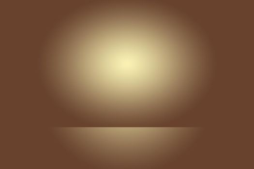 Abstract brown gradient well used as background for product display