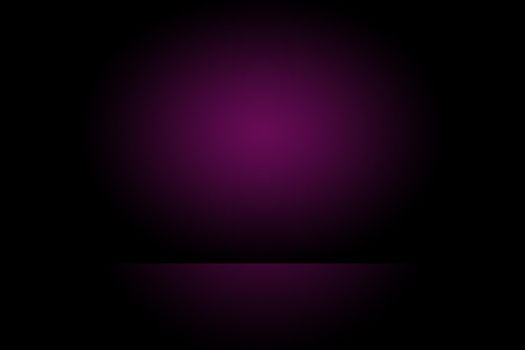 Studio Background Concept - Dark Gradient purple studio room background for product