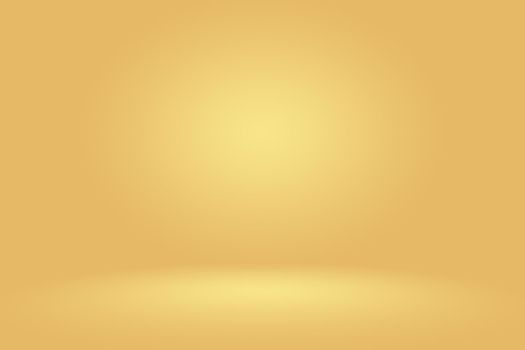 Abstract mockup smooth orange gradient studio room wall background