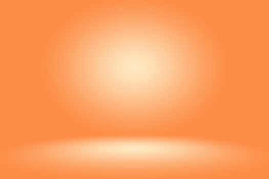 Abstract Smooth Orange background layout design,studio,room, web template ,Business report with smooth circle gradient color.