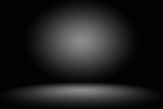 Abstract dark gray template blank space dark gradient wall.Dark gray empty room studio gradient used for montage or display your products