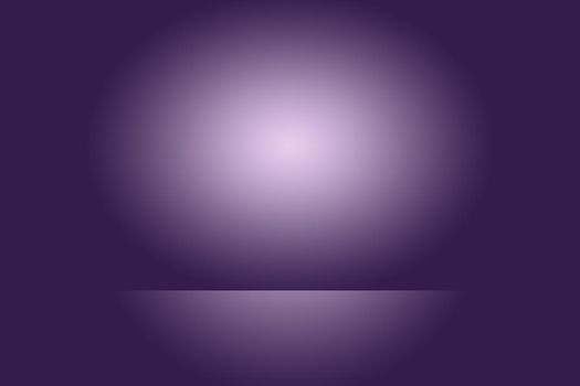 Studio Background Concept - Dark Gradient purple studio room background for product