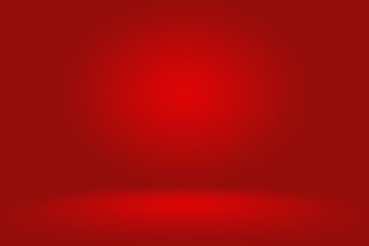 Abstract Red background Christmas Valentines layout design,studio,room, web template ,Business report with smooth circle gradient color.