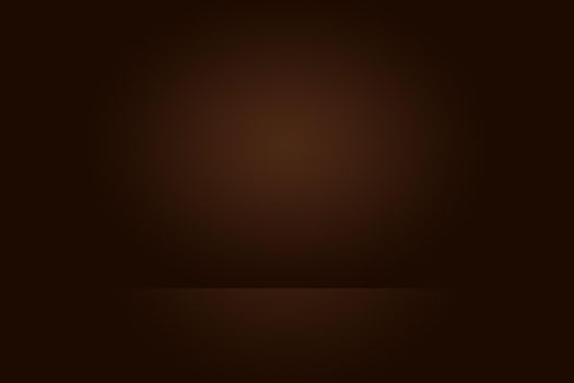 Abstract brown gradient well used as background for product display