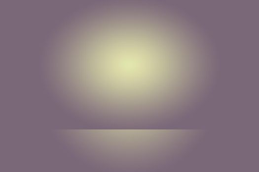 Studio Background Concept - Dark Gradient purple studio room background for product