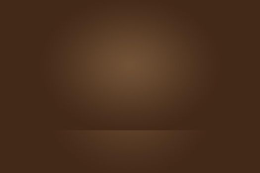 Abstract brown gradient well used as background for product display