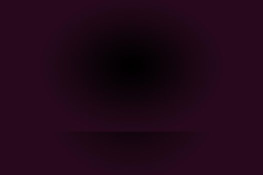 Studio Background Concept - Dark Gradient purple studio room background for product