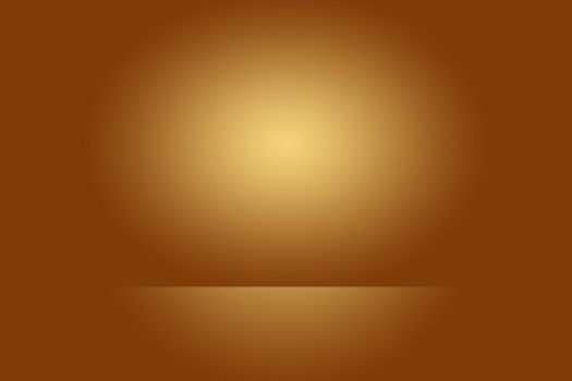 Abstract brown gradient well used as background for product display