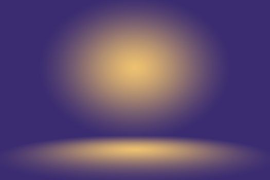 Studio Background Concept - Dark Gradient purple studio room background for product