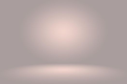 Abstract Empty Dark White Grey gradient with Black solid vignette lighting Studio wall and floor background well use as backdrop. Background empty white room with space for your text and picture.