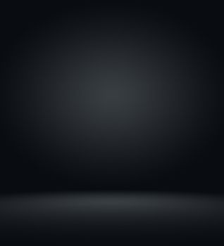 Abstract luxury blur dark grey and black gradient, used as background studio wall for display your products